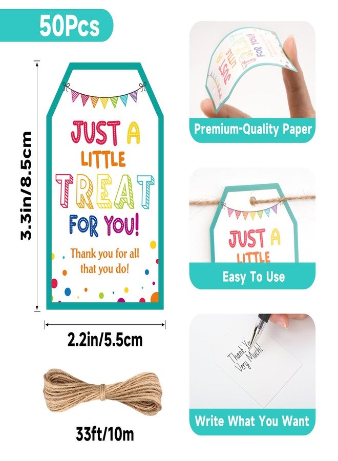Anwyll Thank You Gift Tags - 50pcs Flag Tags for All Occasions, Kudos & Teacher Appreciation - Image 3